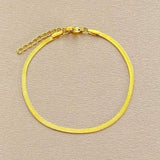 PULSERA ACERO DORADA - 2 UNIDADES X $15 - D256