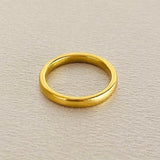 ANILLO ACERO GOLD - A203