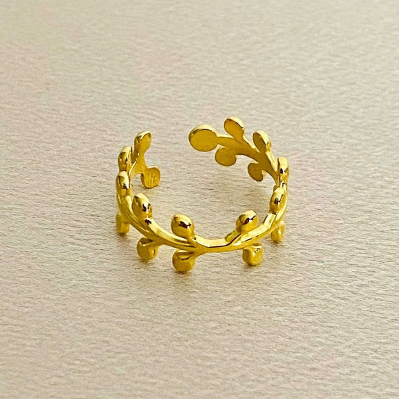 ANILLO ACERO GOLD -  2 UNIDADES X $15 - A207