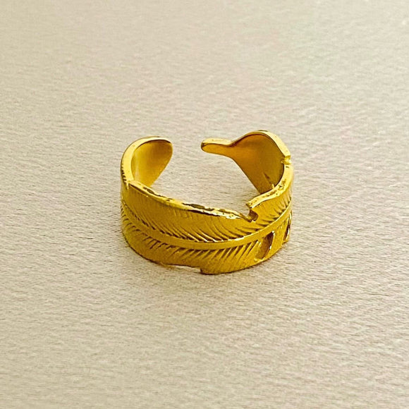 ANILLO ACERO GOLD -  2 UNIDADES X $15 - A209