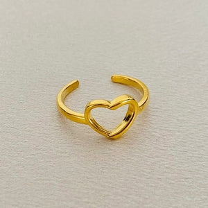 ANILLO ACERO GOLD A245