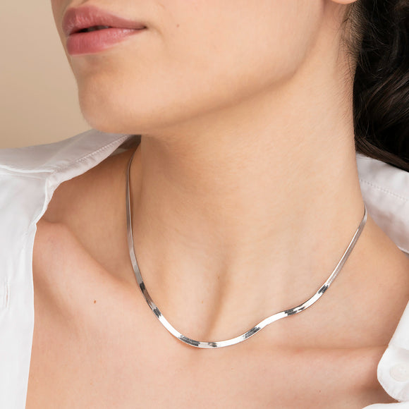 CADENA DE ACERO PLATA M6-3